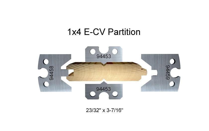 1 x 4 E-CV Partition