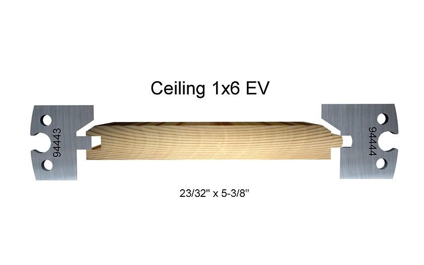 Ceiling 1 x 6 EV