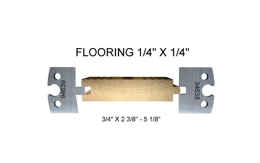 Flooring 1/4” x 1/4”