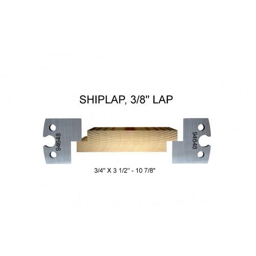 Shiplap, 3/8” lap